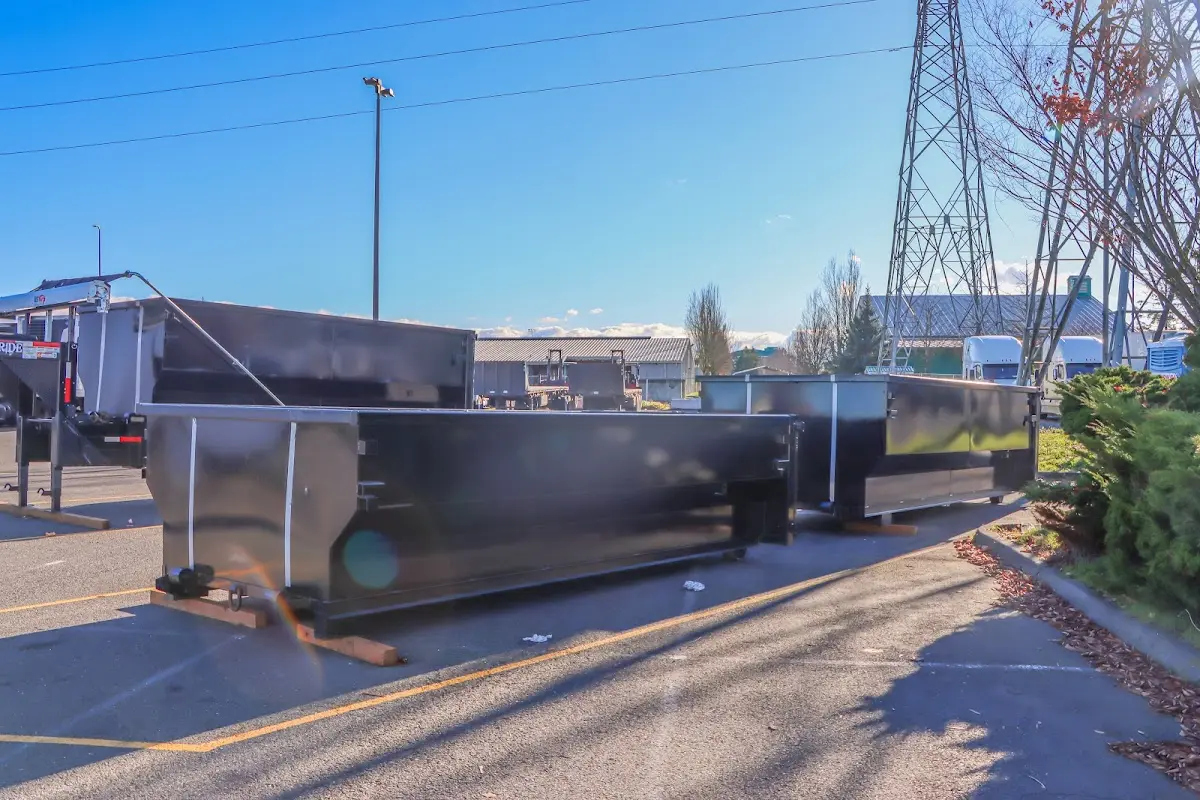 Professional dumpster rental and junk removal service in White